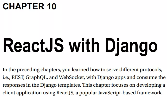 فصل 10 کتاب Modern Django Web Development