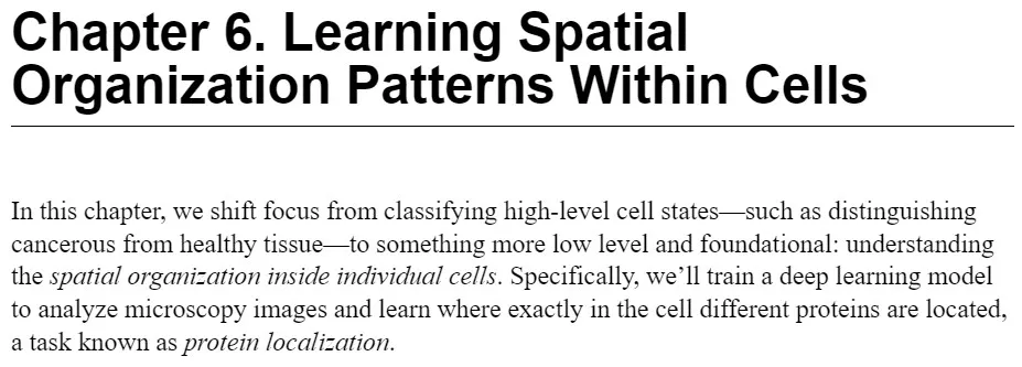 فصل 6 کتاب Deep Learning for Biology