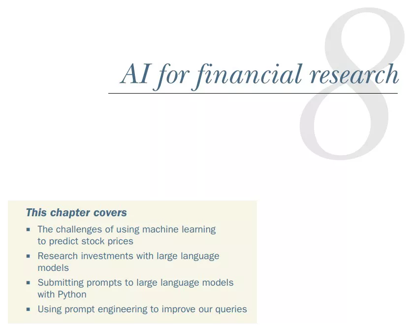 فصل 8 کتاب Investing for Programmers
