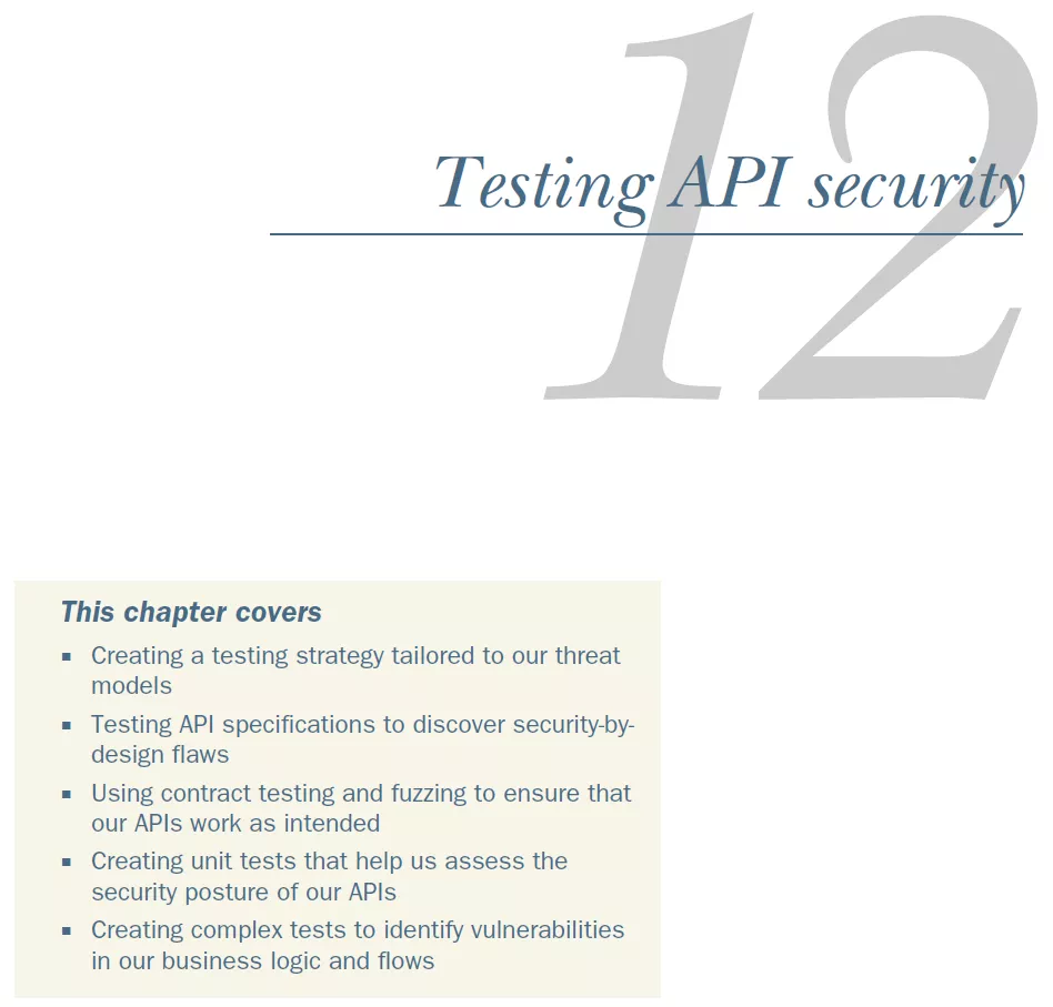 فصل 4 کتاب Secure APIs: Design, build, and implement