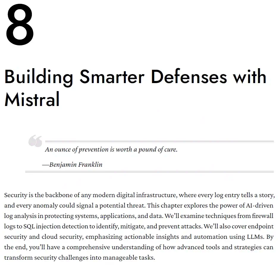 فصل 8 کتاب Learn Mistral