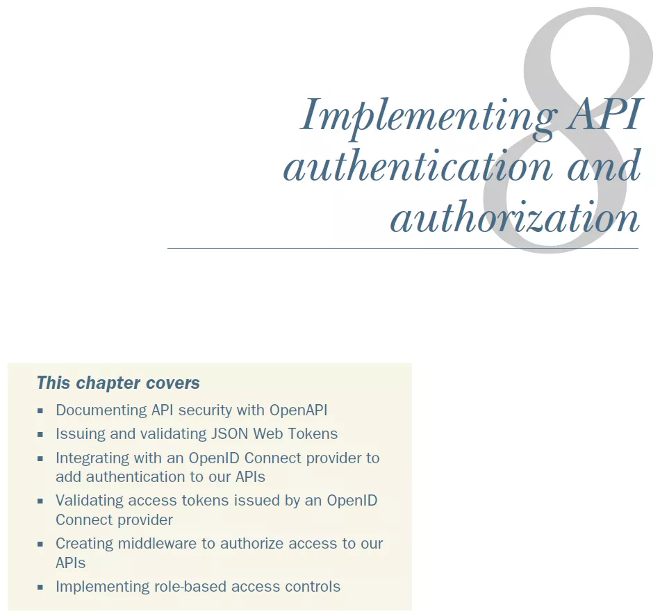 فصل 4 کتاب Secure APIs: Design, build, and implement