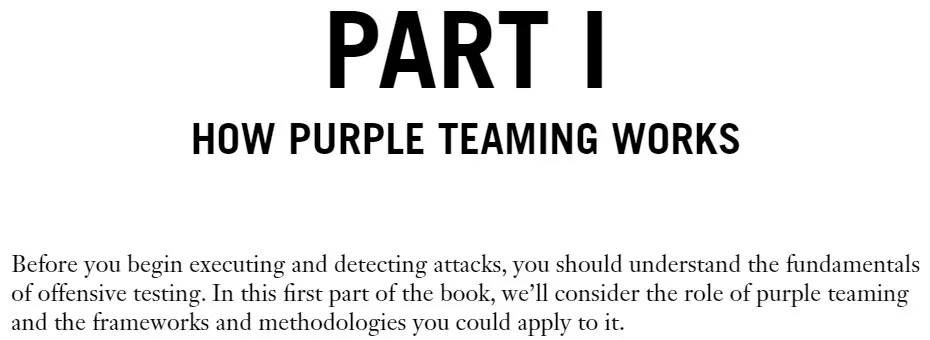 بخش 1 کتاب Practical Purple Teaming