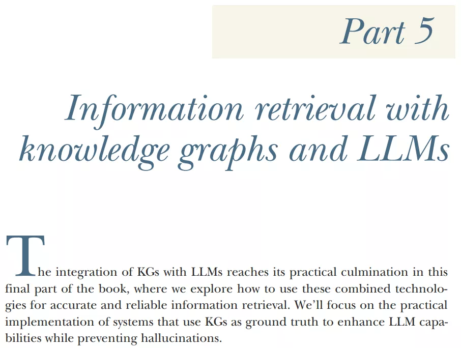 بخش 5 کتاب Knowledge Graphs and LLMs in Action