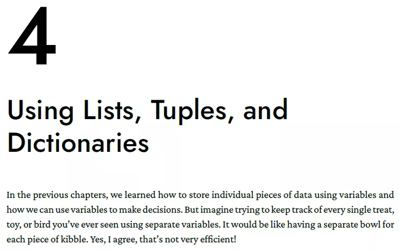 فصل 4 کتاب Python Illustrated