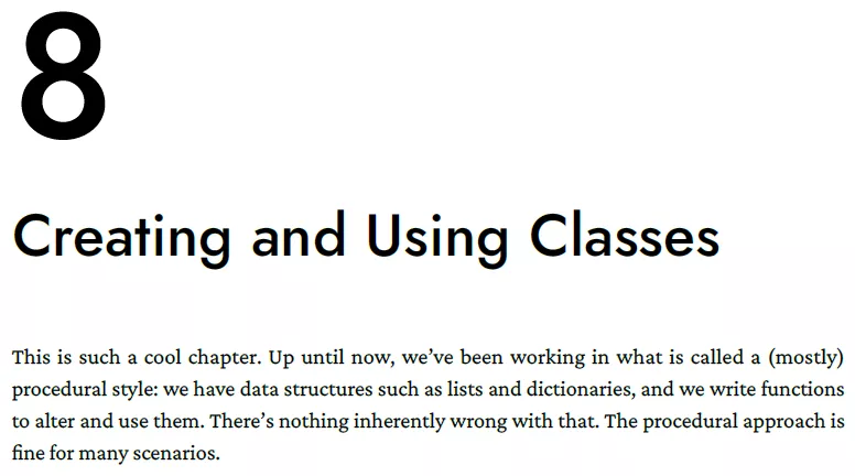 فصل 8 کتاب Python Illustrated