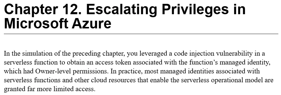 فصل 12 کتاب Learning Serverless Security