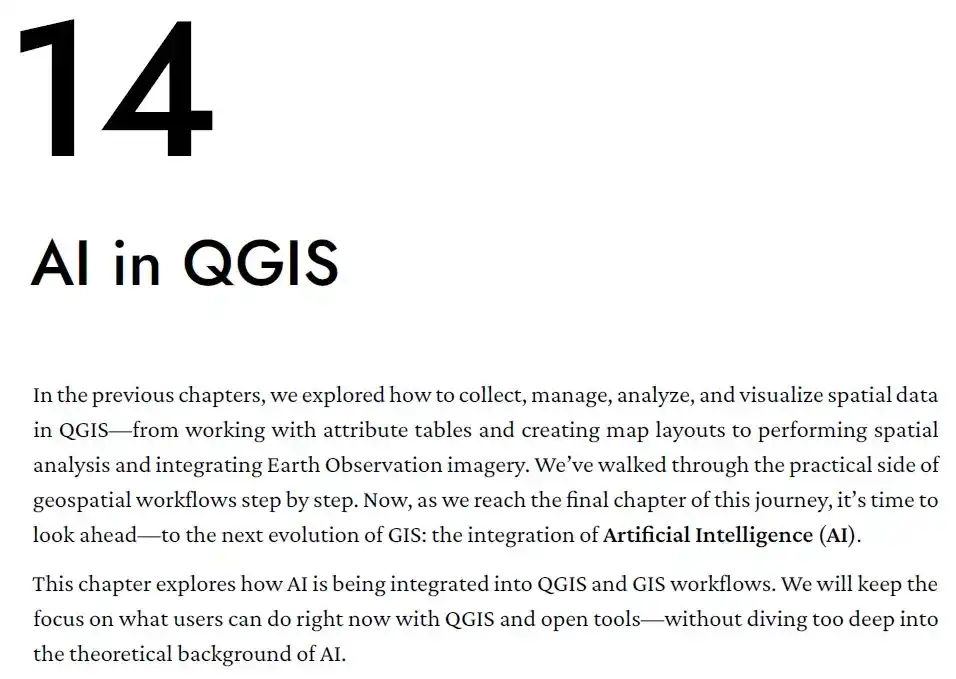 فصل 14 کتاب Learn QGIS 5th Edition