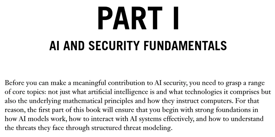 بخش 1 کتاب Practical AI Security
