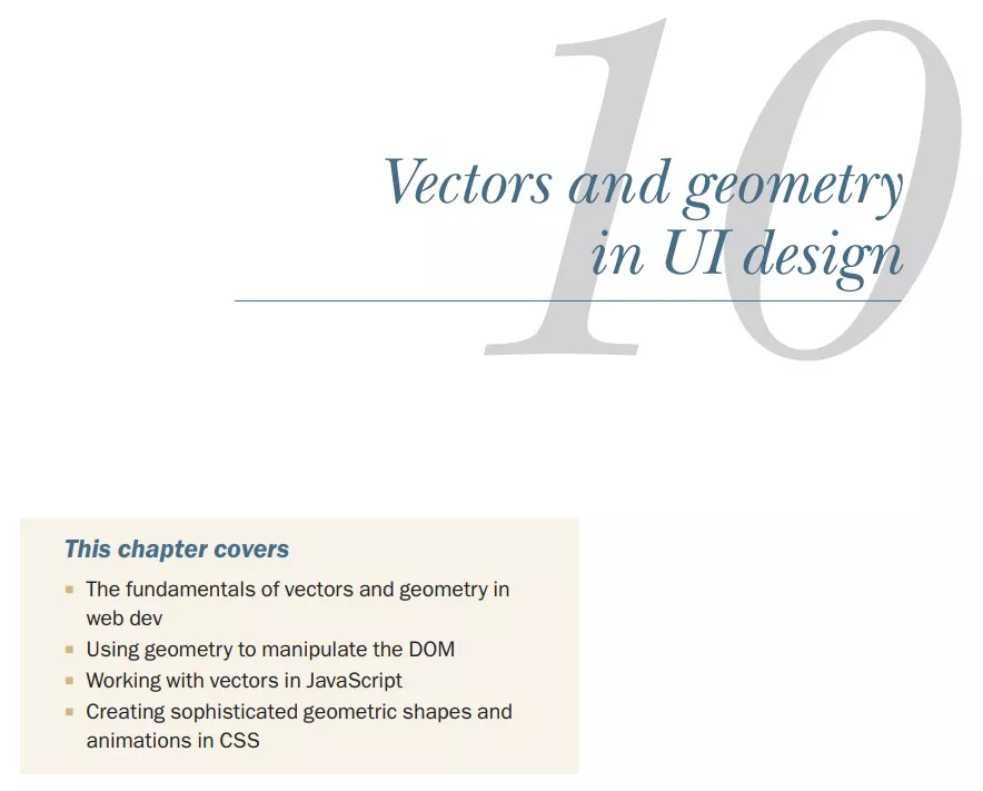 فصل 10 کتاب Math for Web Design