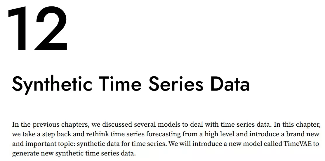 فصل 12 کتاب Time Series with PyTorch