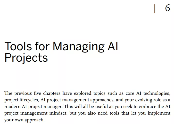 فصل 6 کتاب Managing AI Projects