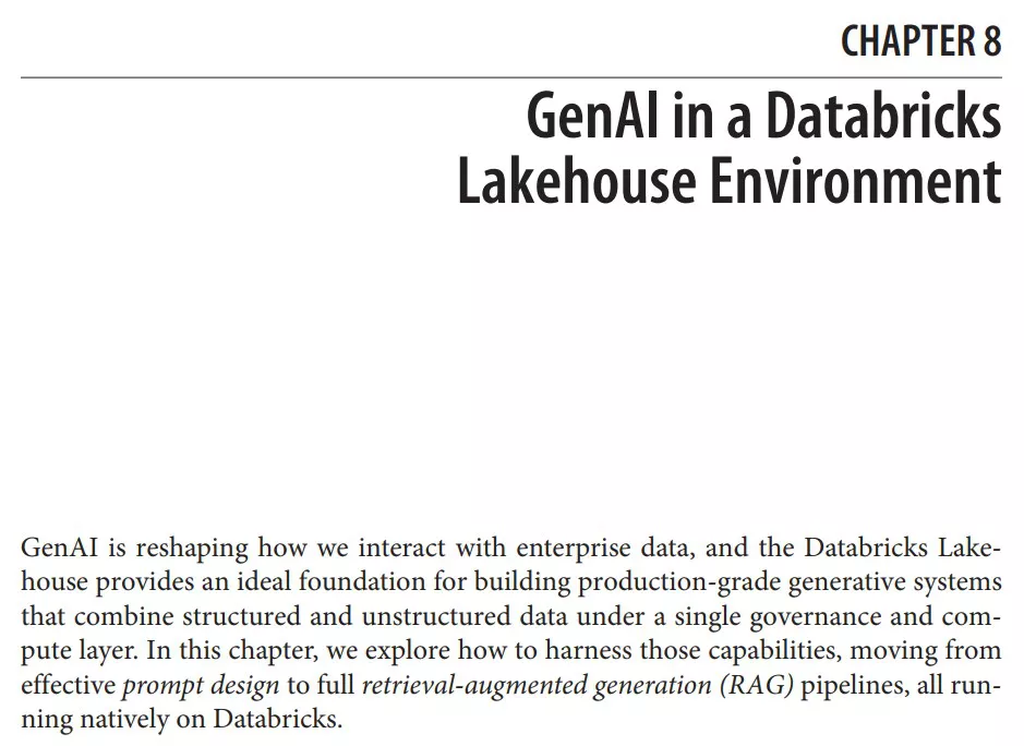 فصل 8 کتاب ML and Generative AI in the Data Lakehouse