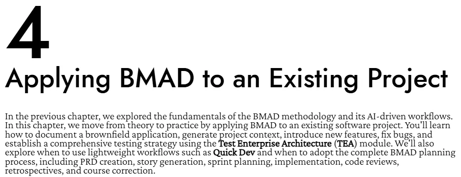 فصل 4 کتاب Spec-Driven Development with BMAD