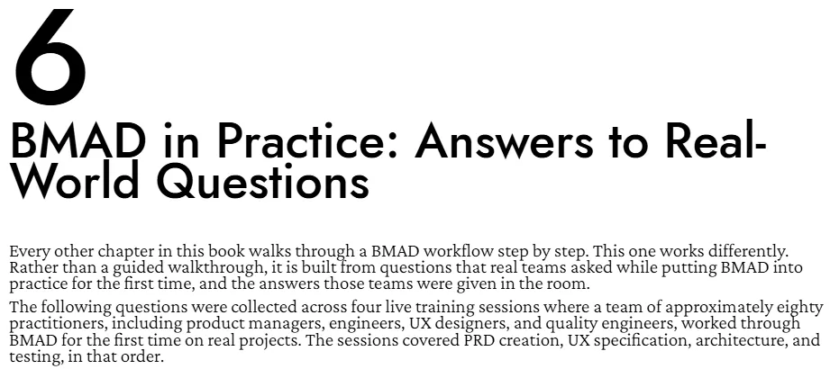 فصل 6 کتاب Spec-Driven Development with BMAD