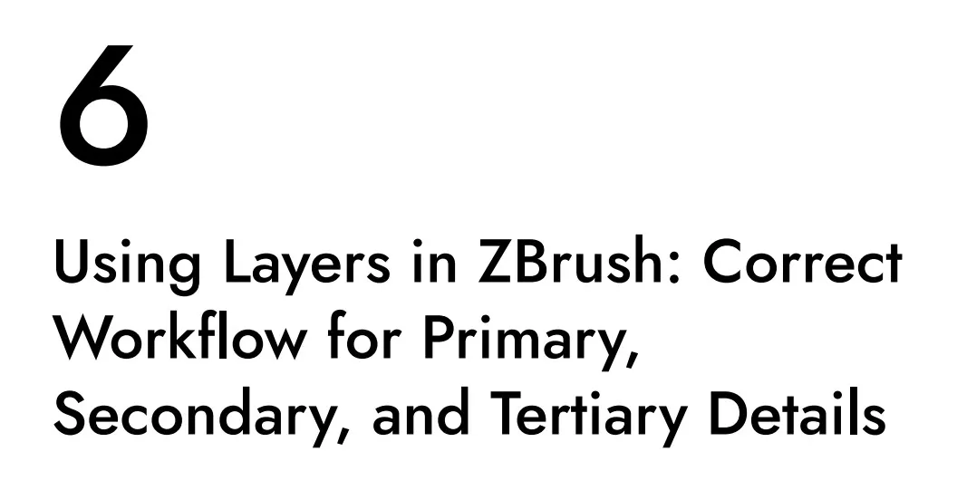 فصل 6 کتاب ZBrush Cookbook