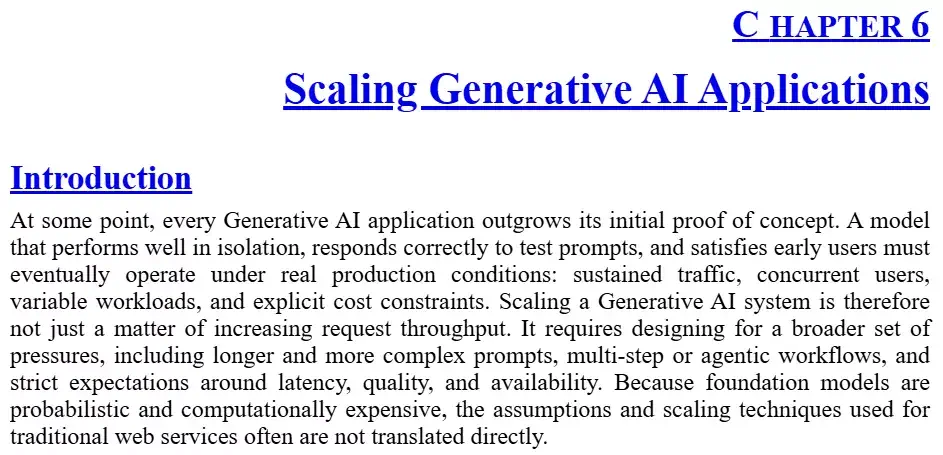 فصل 6 کتاب Building Gen AI Applications with Amazon Bedrock