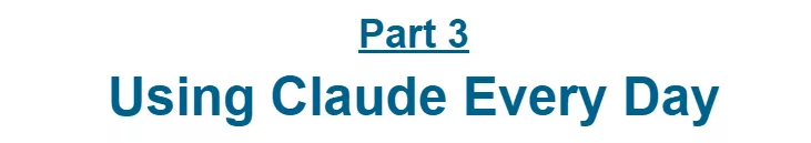 بخش 3 کتاب Claude For Dummies